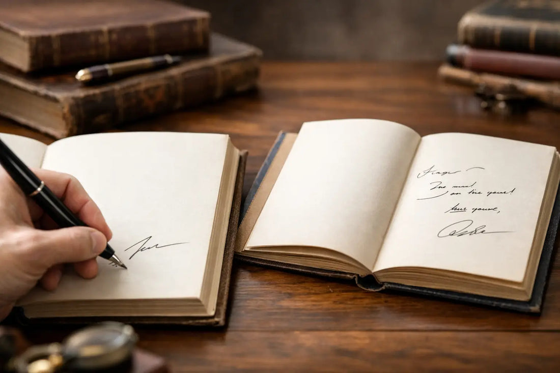 Signed Copy vs Inscribed Copy: What Collectors Value