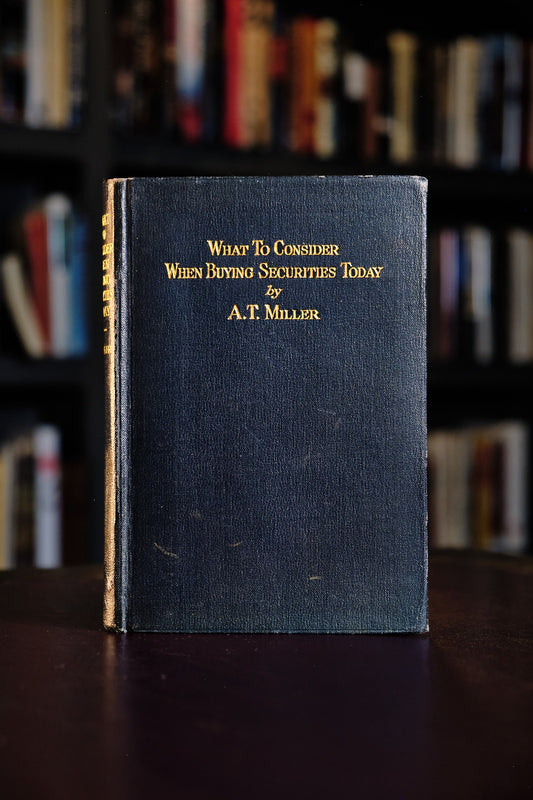 What To Consider When Buying Securities Today