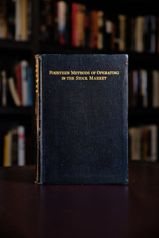 Fourteen Methods of Operating in the Stock Market